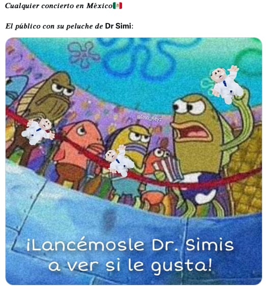 Memes de Rosalía con peluches del Dr. Simi