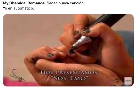 Memes por el regreso de My Chemical Romance