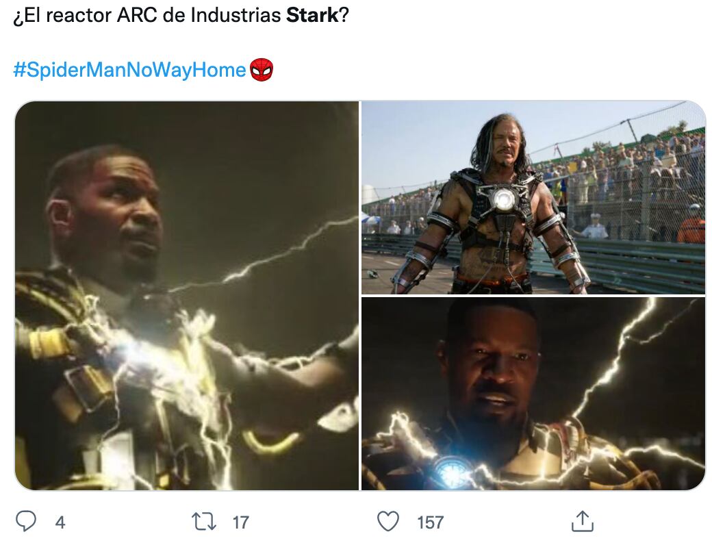 Electro usaría tecnología Stark en Spider-Man: No Way Home