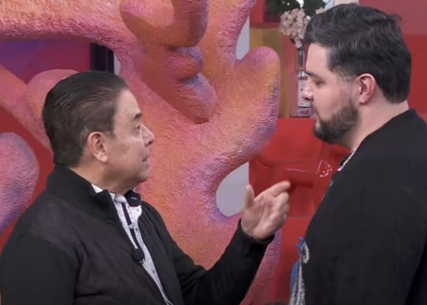 Mario Bezares y Paul Stanley