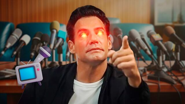 Cristián de la Fuente se enoja con reportero que lo confrontó por dejar esperando a la prensa tres horas