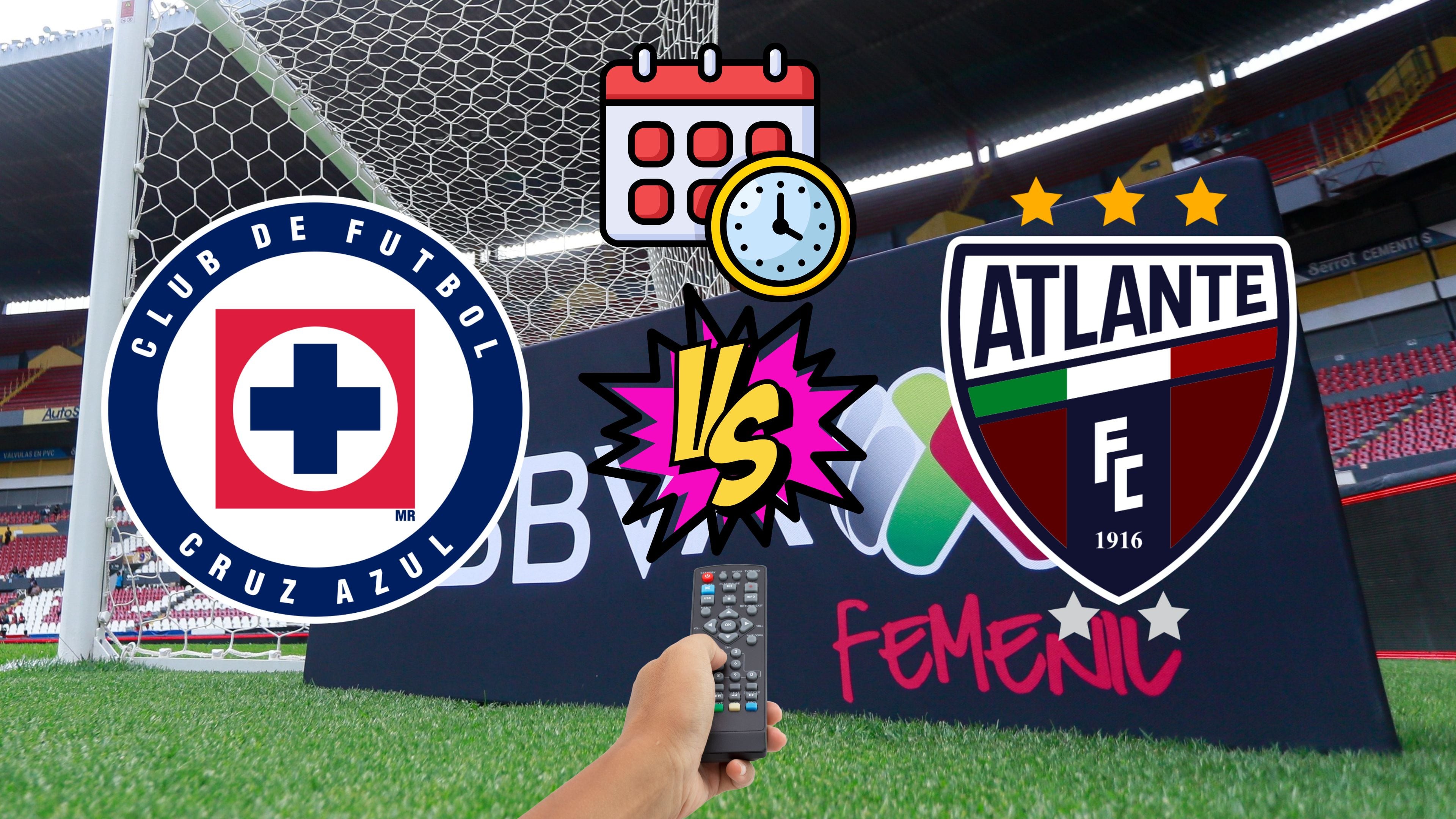 Cruz Azul vs Atlante Femenil: Fecha, horario y dónde ver el partido de la Jornada 3 del Apertura 2026