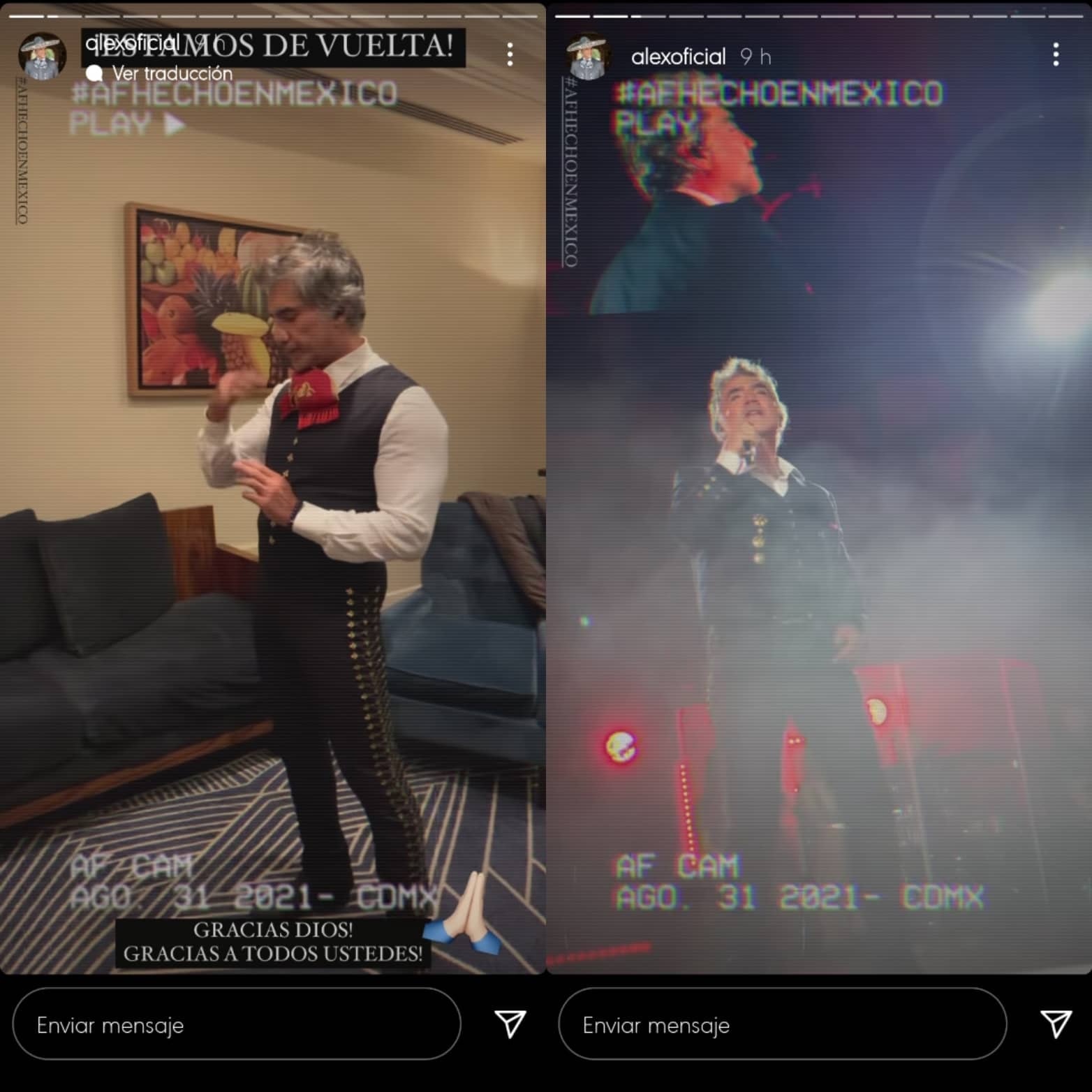 Concierto de Alejandro Fernández.