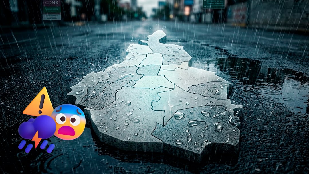 CDMX activa Alerta Naranja por lluvias y granizo en 4 alcaldías