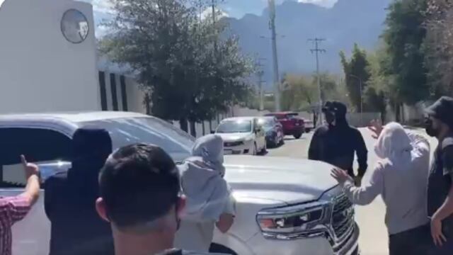 Aficionados de Rayados (Foto: Captura de video)