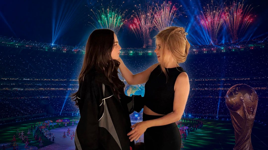 Shakira y Belinda comparten un momento previo a inauguración del Mundial 2026