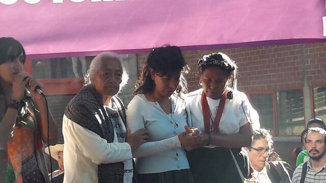 Marichuy arriba a CU