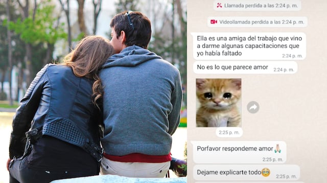 Pareja infiel, mensajes de disculpa