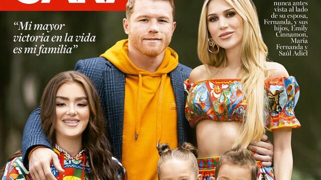 Canelo Álvarez y su familia