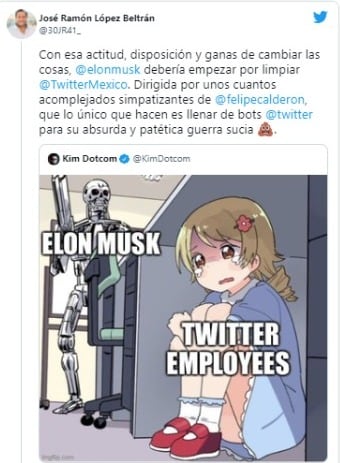 José Ramón López Beltrán hace sugerencia a Elon Musk