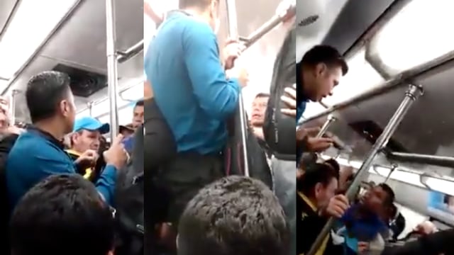 Dan golpiza a pasajero que jaló la palanca de emergencia del Metro CDMX