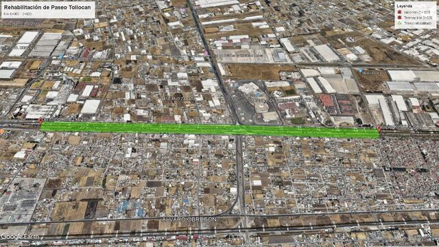 Concluyen obras en Paseo Tollocan