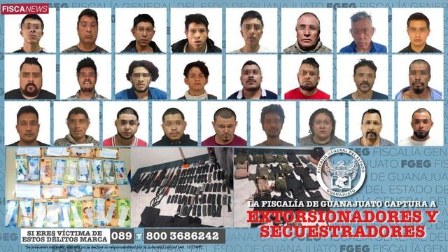 Fiscalía de Guanajuato presume: 25 objetivos criminales están en la cárcel