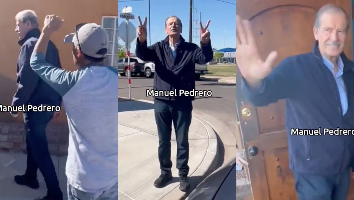 Llaman "viejo traidor" a Vicente Fox en Phoenix