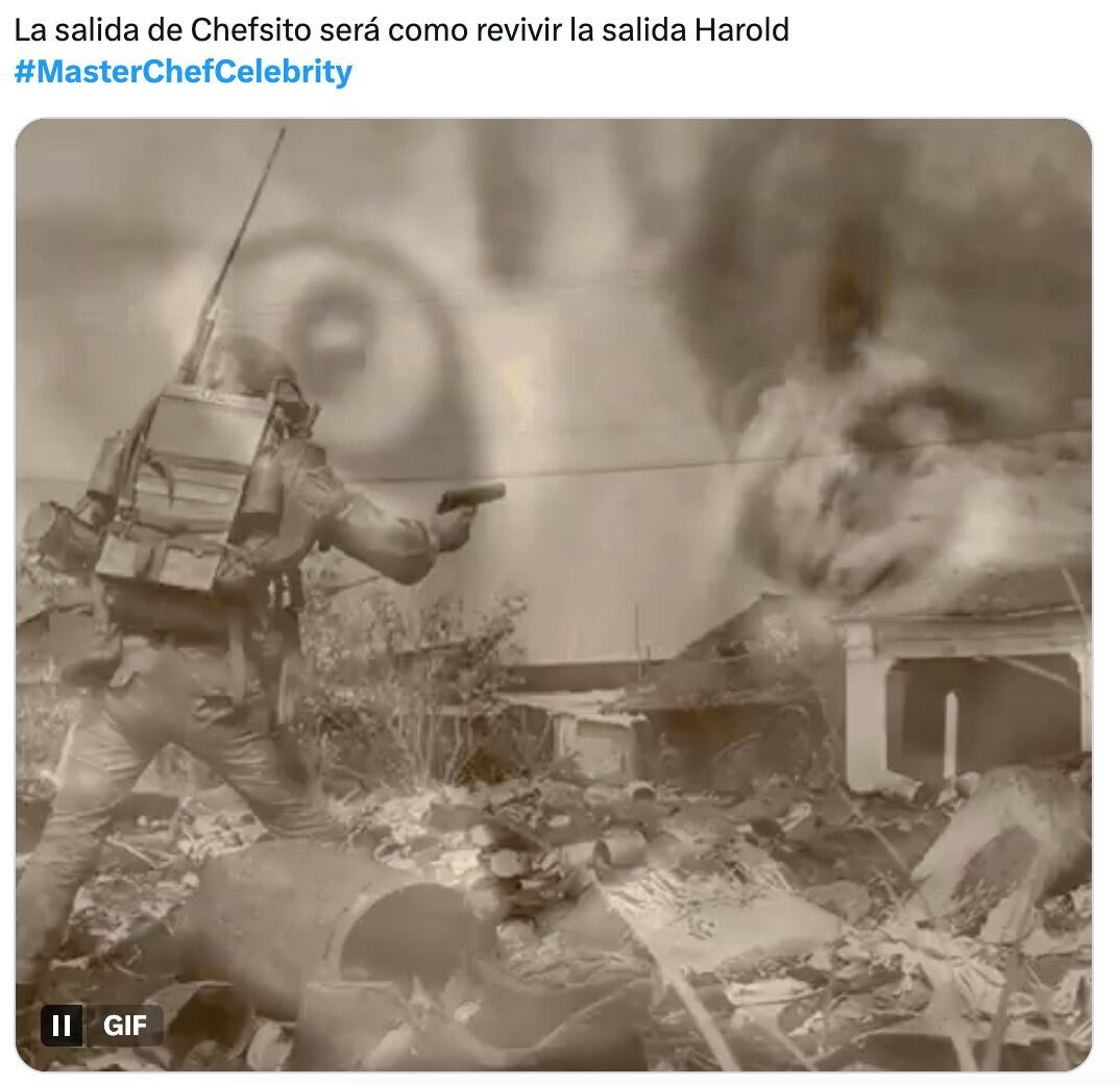 Memes de la eliminación de Chef en proceso de MasterChef Celebrity 2025
