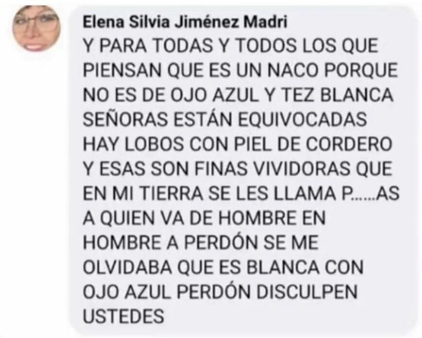 Post de la supuesta abuela de Christian Nodal