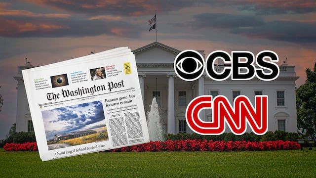 Casa Blanca expone a CBS Y CNN en su lista de medios falsos
