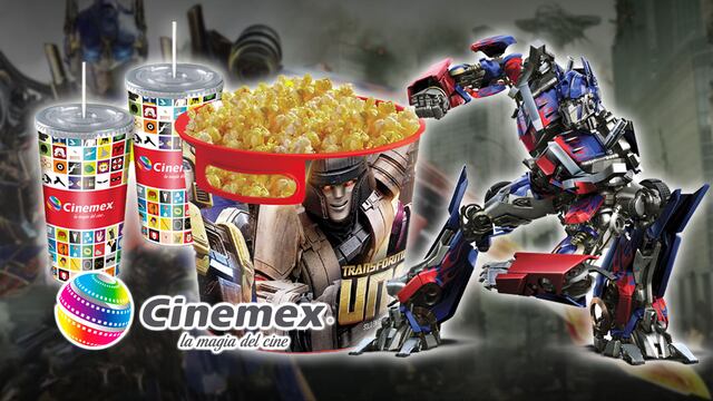 Combo Prime de Transformers Uno en Cinemex