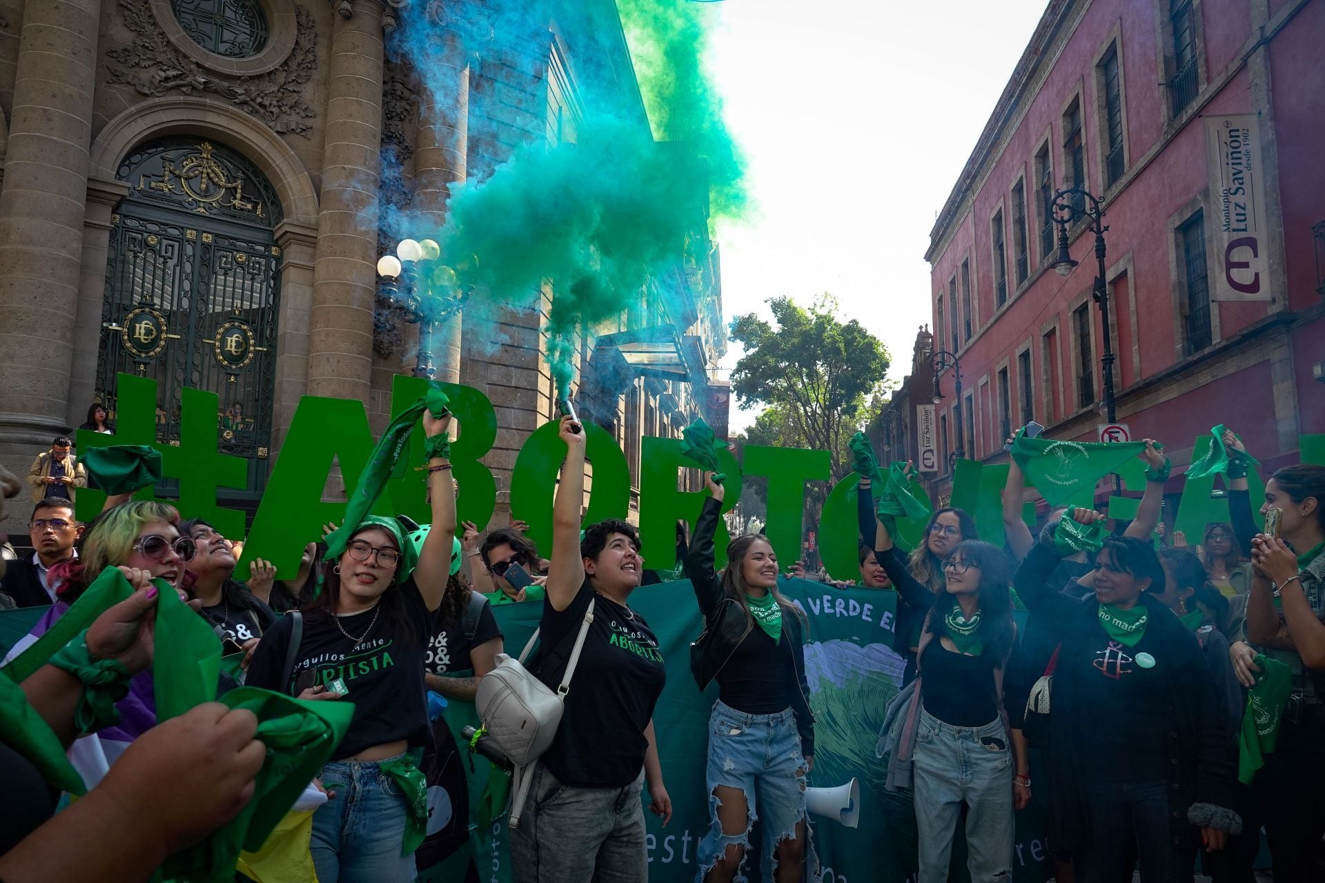 Protestas en el Congreso CDMX por aborto