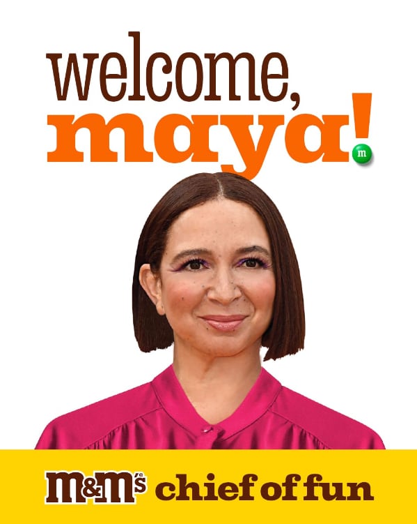 Maya Rudolph, nueva vocera de M&M