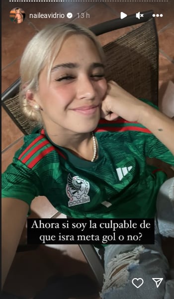 Nailea Vidrio mensaje en redes