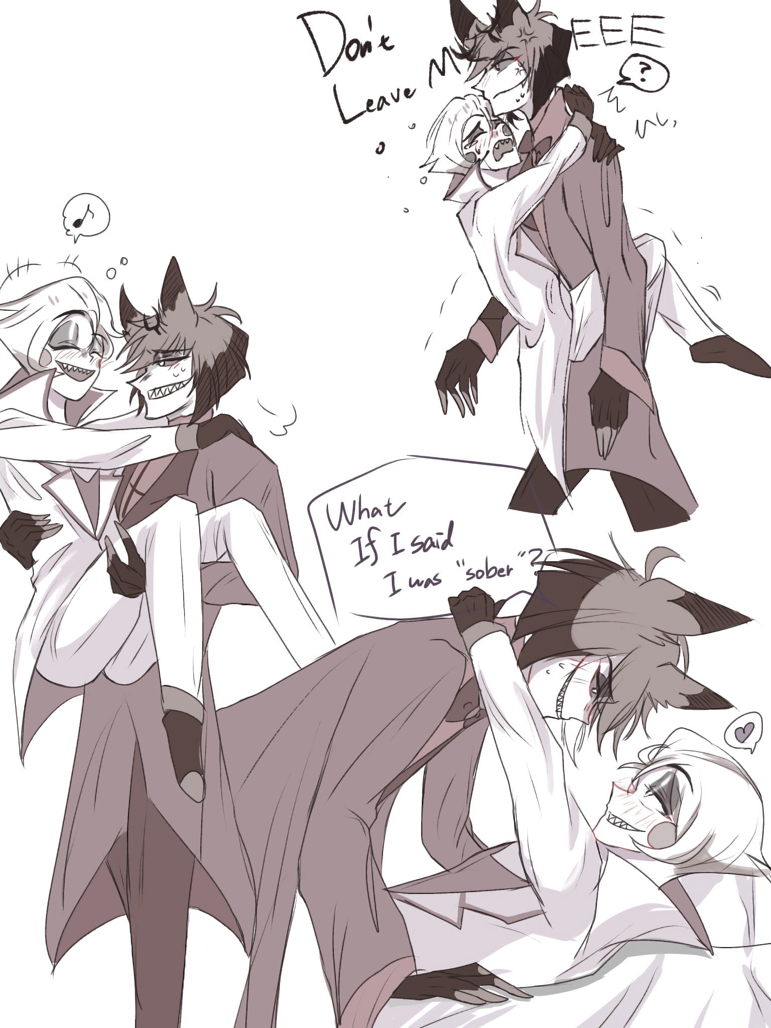 Fanarts de Alastor x Lucifer, el nuevo ship de Hazbin Hotel