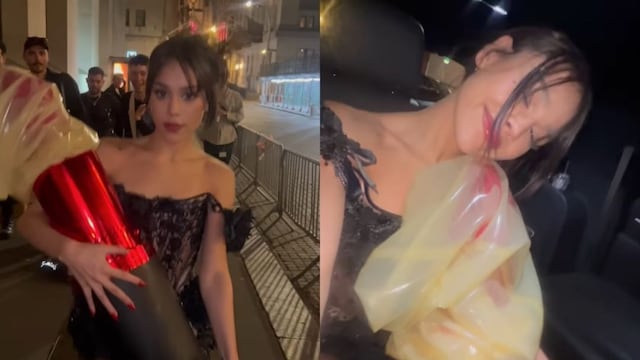 Danna Paola se robó un centro de mesa