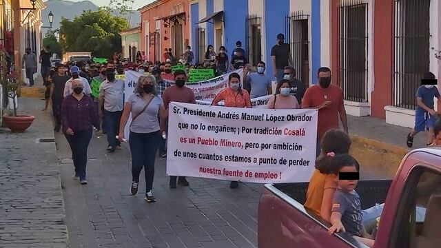 Protesta en Cosalá