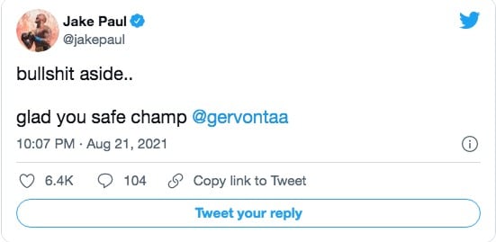 Jake Paul Gervonta Davis