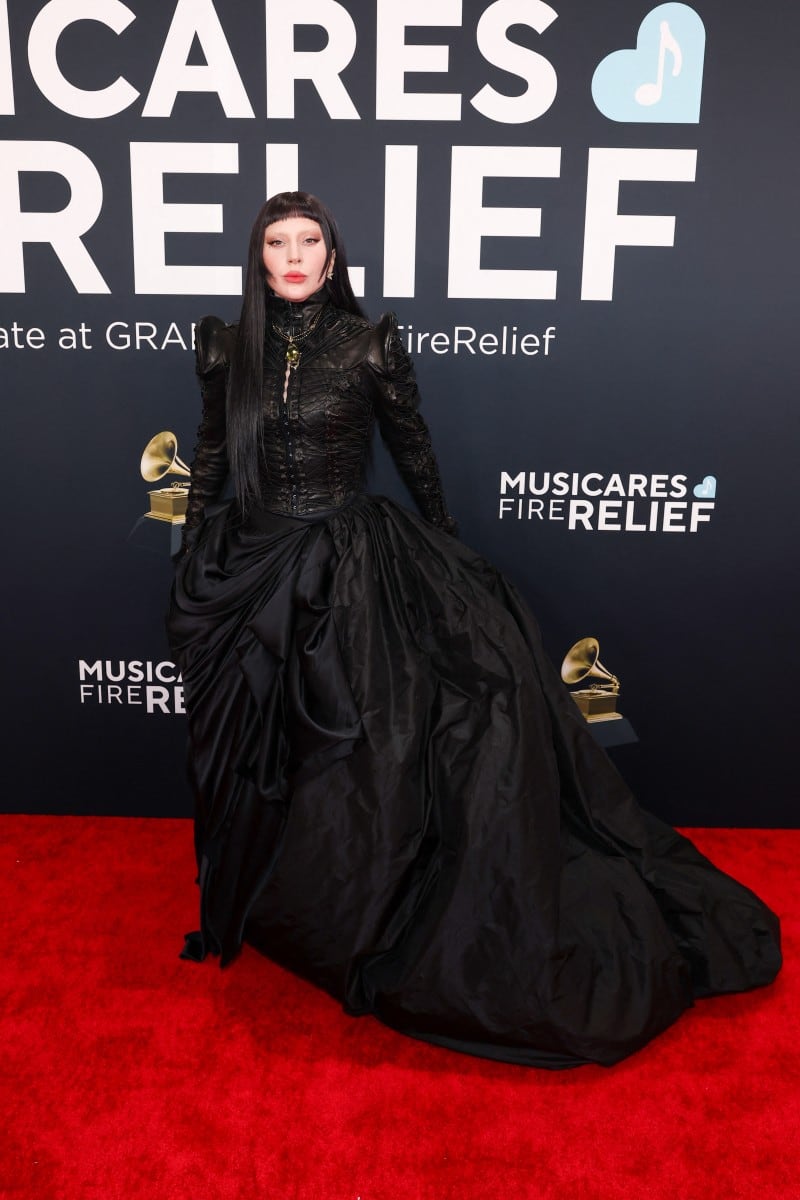 Lady Gaga en los Premios Grammy 2025.