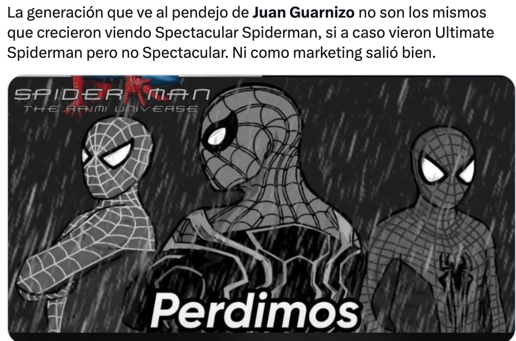 Memes se burlan de JuanSGuarnizo tras filtrarse su doblaje en Spider-Man: Across the Spider-Verse