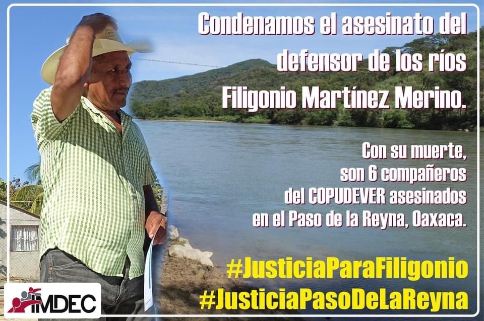 Condenan asesinato de Filogonio Martínez Merino