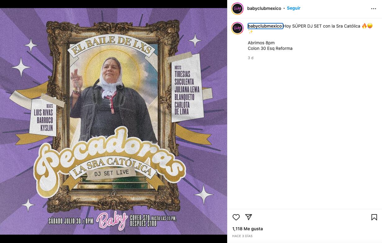 Invitación de Señora Católica