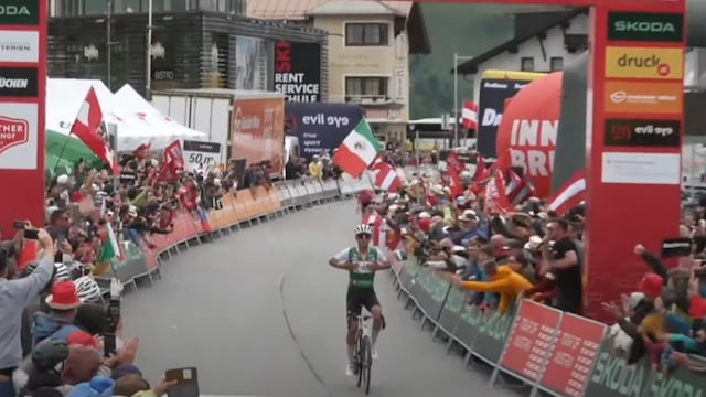 Triunfo de Isaac del Toro en el Tour de Austria