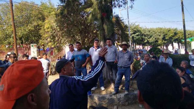 Vecinos retuvieron y golpearon al sujeto.