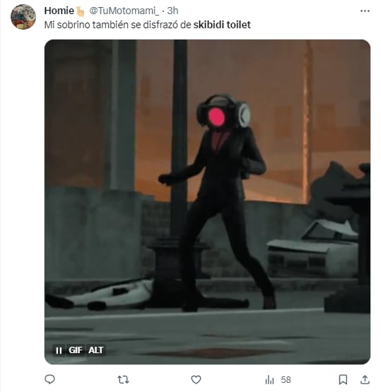 Memes por el Skibidi toilet disfraz