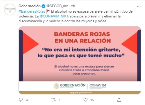 Segob alerta con banderas rojas
