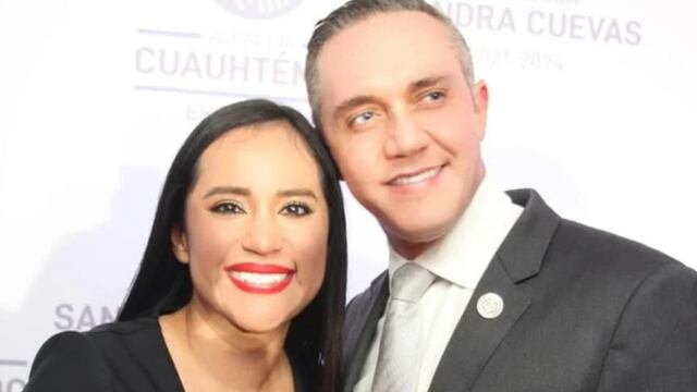 Sandra Cuevas y Adrián Rubalcava