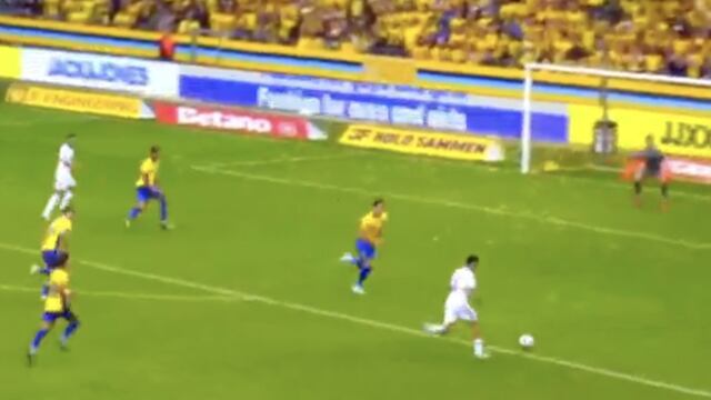 Sensacional asistencia de Rodrigo Huescas en el Brøndby vs Copenhague