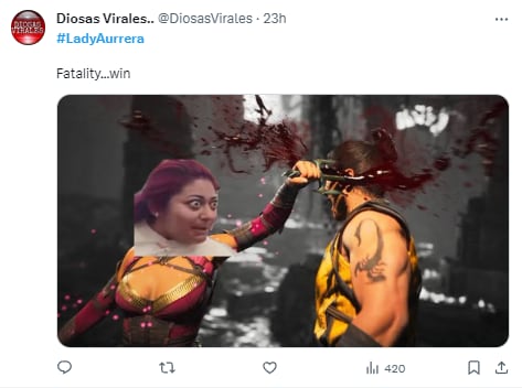 Memes de Lady Aurrerá