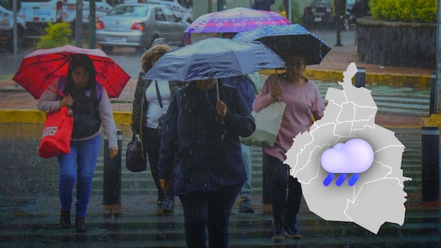 Lluvias golpearán a las 16 alcaldías de CDMX este martes