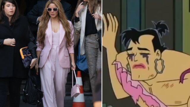 Meme de Shakira pagando a Hacienda