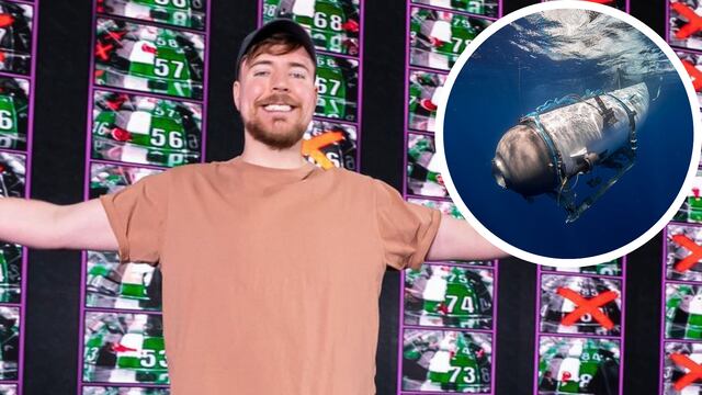 MrBeast cuenta que fue invitado a viajar en el submarino Titán en busca del Titanic.