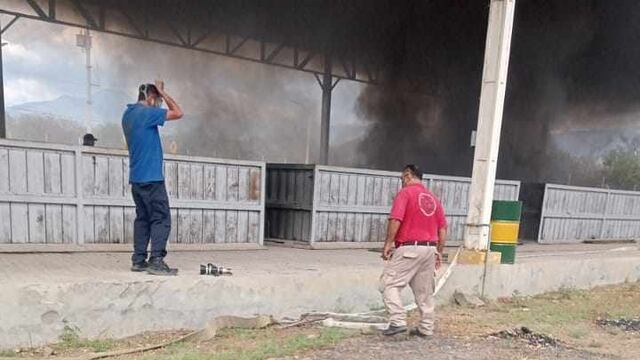Incendio en Apatzingán