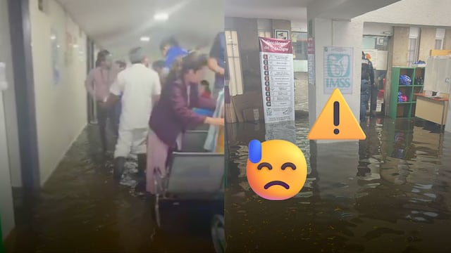 El Hospital de Psiquiatría IMSS San Fernando se inundó