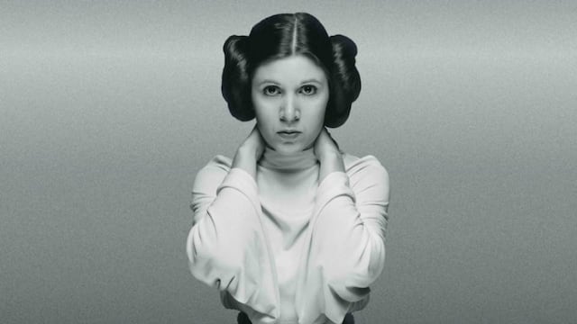 Carrie Fisher como la Princesa Leia