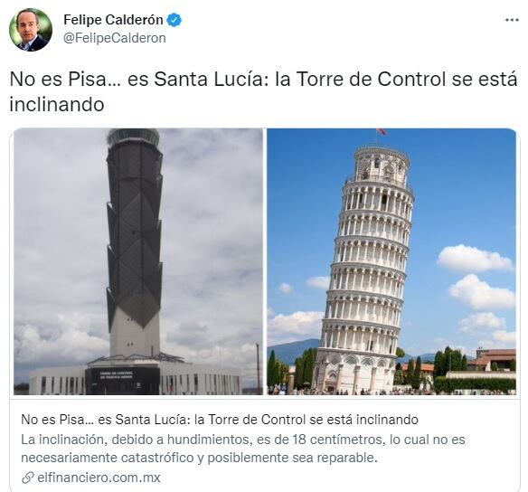 Torre de Control según Calderón