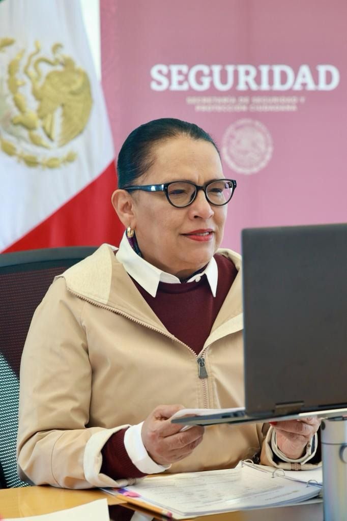 Rosa Icela Rodríguez, secretaria de Seguridad y Protección Ciudadana