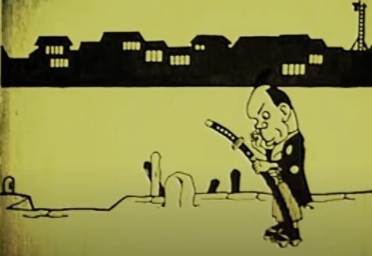 Namakura Gatana, primer anime de la historia