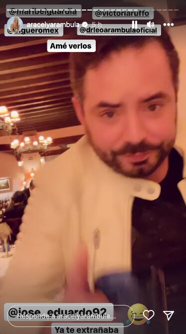 Aracely Arámbula se encuentra a otro “rey cucaracho”